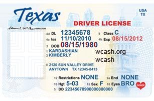 Illinois drivers license template download